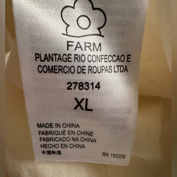 FARM Rio White Lace Guipure Midi Skirt - Picture 12 of 16